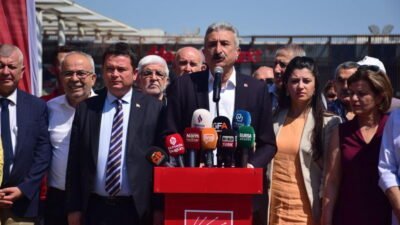 Bursa’da da yoğun katılımla gerçekleşen basın açıklamasında konuşan CHP Bursa
