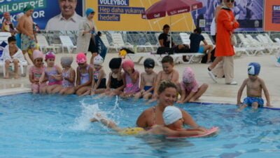 Nilüfer Belediyesi ve Nilüfer Belediyespor Kulübü iş birliğiyle, çocukların yaz