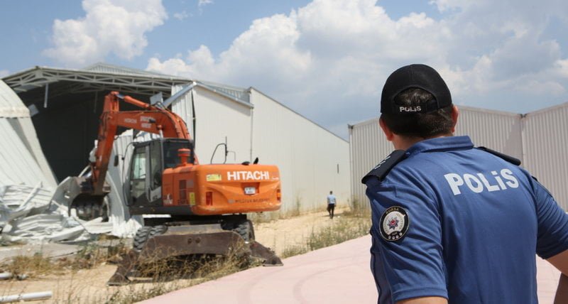 Tarım alanlarında kaçak yapı ile mücadele sürüyor