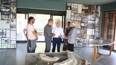 Bursa Büyükşehir Belediye Başkanı Mustafa Bozbey, 8500 yıllık Arkeopark’ta yapacakları