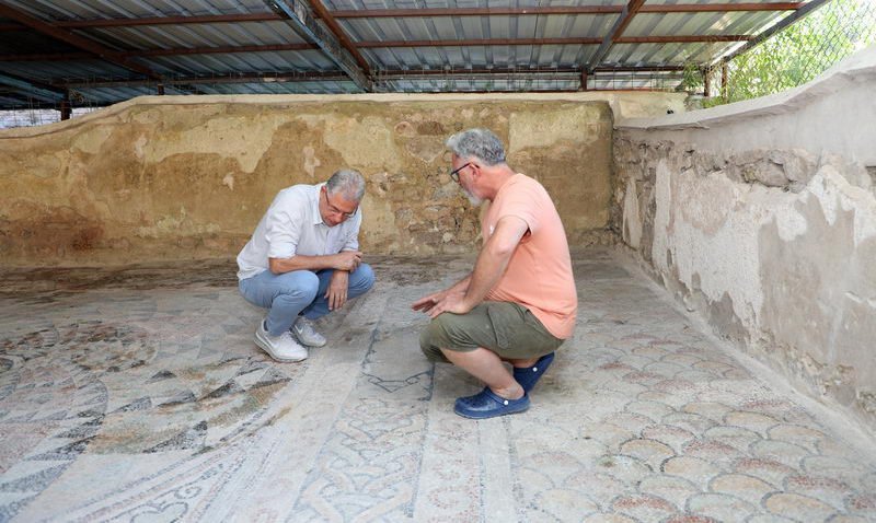 Myrleia Antik Kenti mozaiklerinin korunması ve geleceğe taşınması için başlatılan