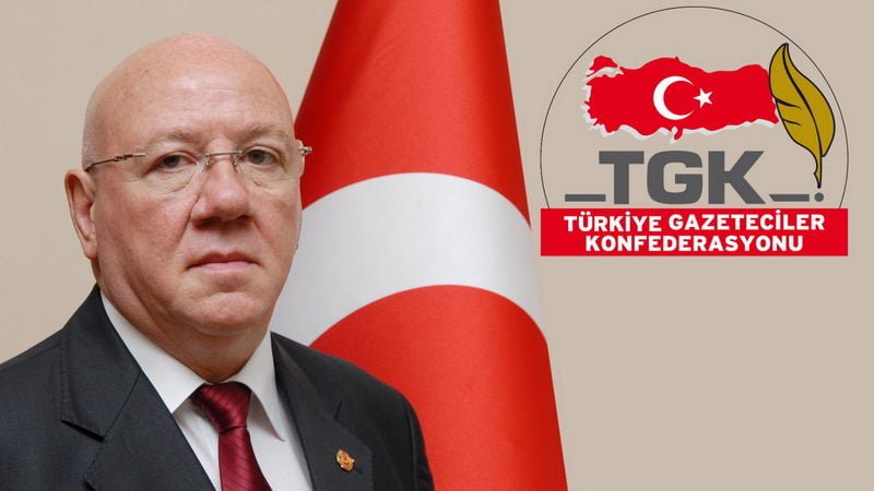 Türkiye Gazeteciler Konfederasyonu Genel Başkanı Nuri Kolaylı 24 Temmuz Basın