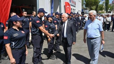 Dağ yöresinde, Keles, Büyükorhan ve Harmancık itfaiye gruplarına ana istasyon