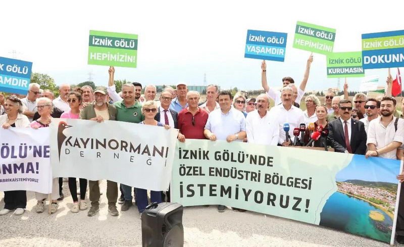 “İznik Gölü’nde endüstri bölgesi istemiyoruz”