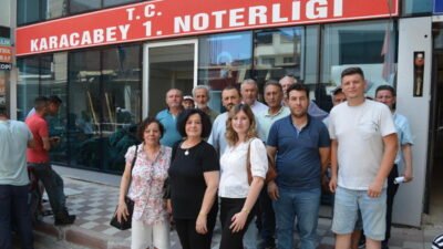 Karacabey'de CHP delegeleri noter huzurunda imza topladı. CHP Karacabey ilçe