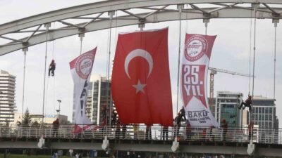 BURSA ARAMA KURTARMA DERNEĞİ (BAKUT) KURULUŞUNUN 25. YILINI KÖPRÜ ÜZERİNDE