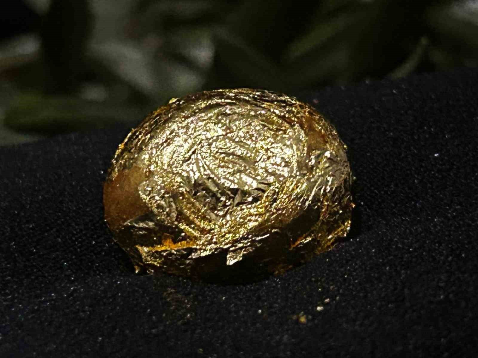 Altın kaplamalı zeytin, 31. Uluslararası Gemlik Zeytini Festivali’nde alanı dolduran