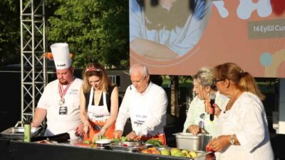 BURSA ULUSLARARASI GASTRONOMİ FESTİVALİ ÇERÇEVESİNDE SAHRAP SOYSAL VE MELEK BAYKAL