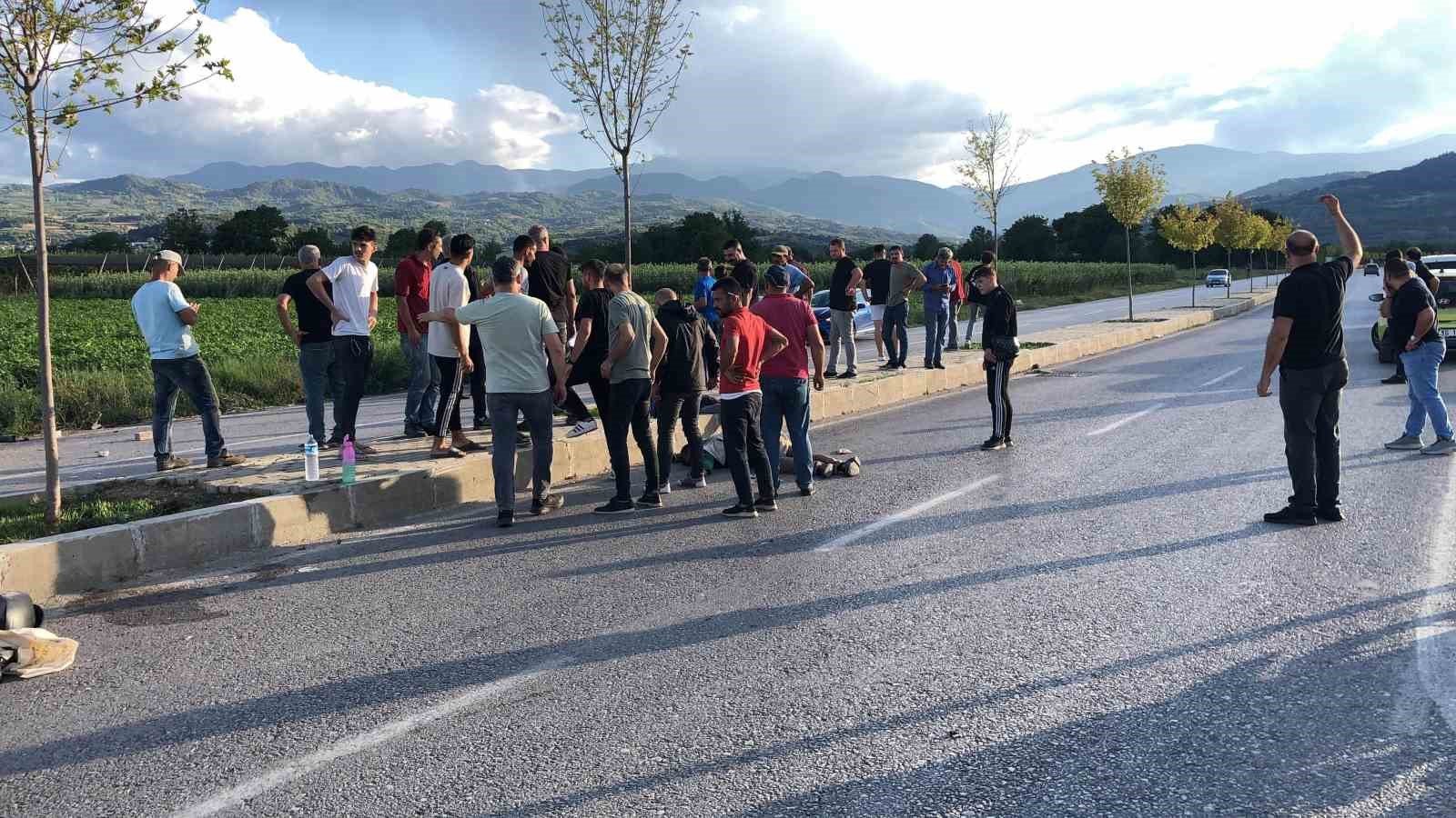 BURSA'NIN İNEGÖL İLÇESİNDE MEYDANA GELEN KAZADA MOTOSİKLETTEKİ 1 KİŞİNİN ÖLÜMÜNE