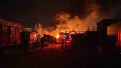 HURDALIKTA ÇIKAN YANGIN 1 SAATTE SÖNDÜRÜLDÜ