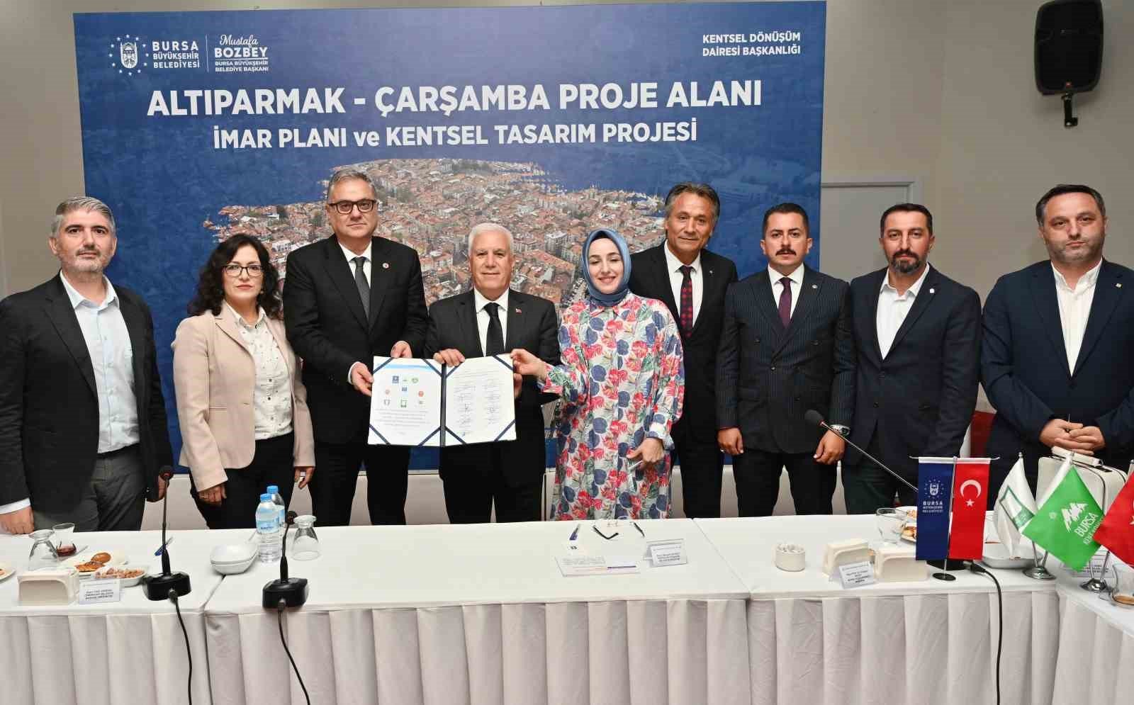 Bursa Büyükşehir Belediyesi, kentin kalbi konumundaki Altıparmak bölgesiyle ilgili imar
