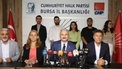 CHP Bursa İl Başkanı Nihat Yeşiltaş, yaptığı açıklama ile AKP'nin