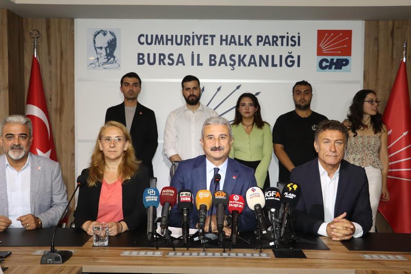 CHP Bursa İl Başkanı Nihat Yeşiltaş, yaptığı açıklama ile AKP'nin