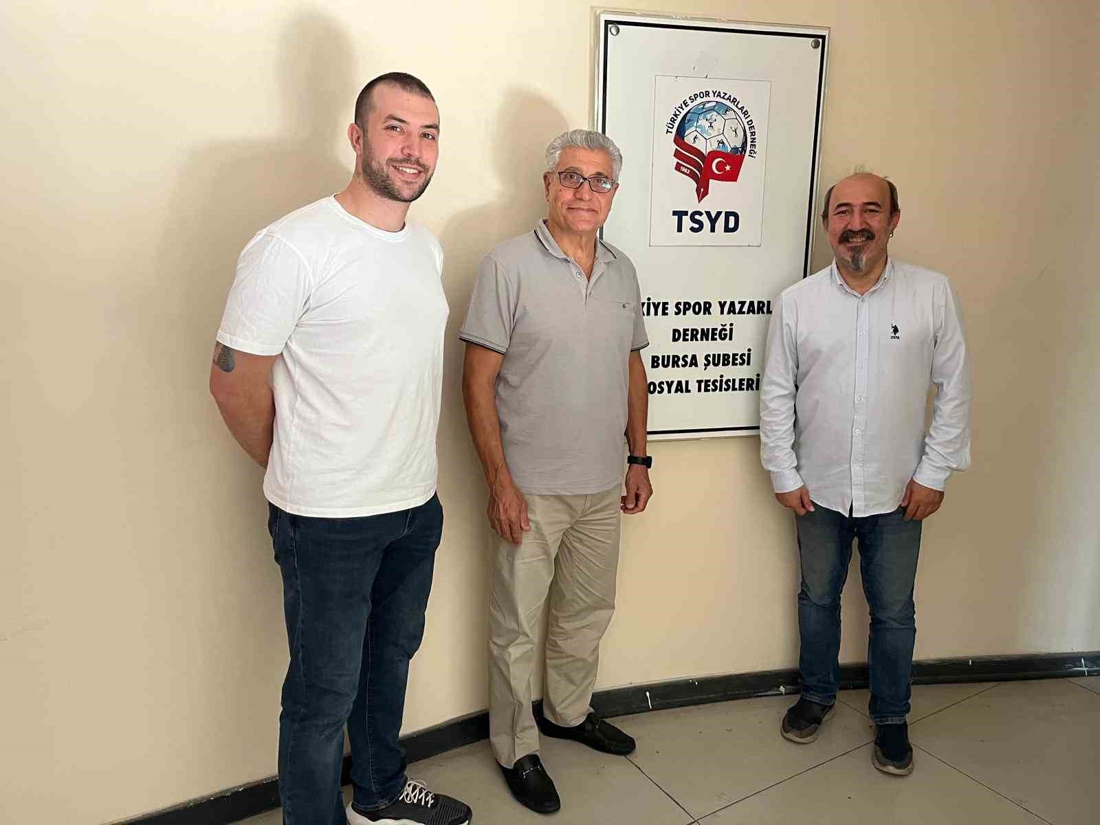 Finalspor İkinci Başkanı Tahsin Yıldırım ile Genel Menajer Mustafa Kemal