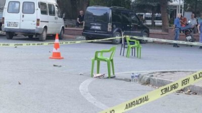 BURSA'NIN İNEGÖL İLÇESİNDE YOL VERME SEBEBİYLE ÇIKAN SİLAHLI KAVGADA 1