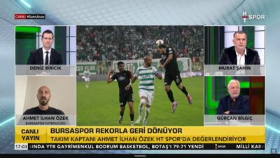 Bursaspor’un Kahramanmaraşspor’u 3-0’lık skorla geçtiği karşılaşmanın ardından HT Spor’a canlı