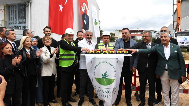 Osmangazi’de yeni kreşin temeli atıldı