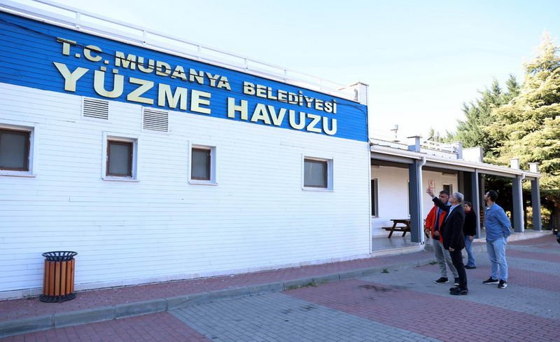 Mudanya yüzme havuzu “Yaz-Kış” hizmet verecek