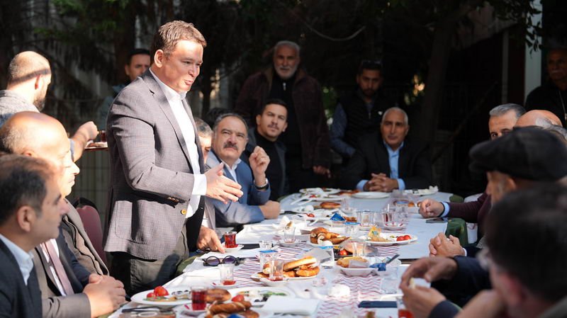 Başkan Erkan Aydın mesaiye Panayır’da başladı