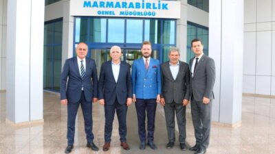 Bursa Büyükşehir Belediyesi, Marmarabirlik ile zeytin üreticisine destek olmak üzere