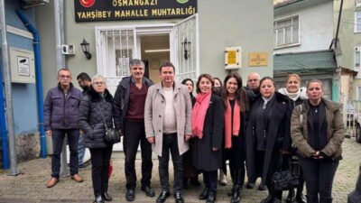 Osmangazi Belediye Başkanı Erkan Aydın, Alaaddin ve Yahşibey mahallelerini ziyaret