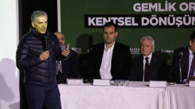 Bursa Büyükşehir Belediyesi iştiraki Burkent AŞ tarafından Gemlik'te yürütülen Orkent