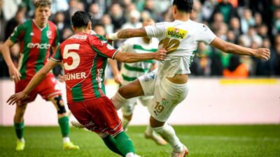 Bursaspor Lig'in 15. Haftasında sahasında konuk ettiği Karşıyaka ile 0