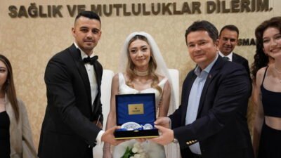 Osmangazi Belediyesi Merinos Nikah Dairesi, 2024 yılında binlerce çiftin mutluluğuna