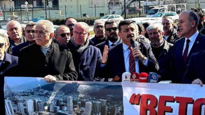 Bursa İYİ Parti teşkilatları, CarrefourSA Alışveriş Merkezi'nin bulunduğu alandaki yapılacak