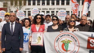 Bursa Tabip Odası 14 Mart Tıp Bayramı nedeniyle, Bursa’da basın