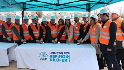 Nilüfer Belediyesi’nin dördüncü kreşinin temeli atıldı. Minareliçavuş Mahallesi’nde 2 bin