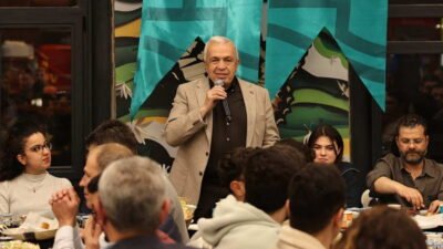 Nilüfer Belediye Başkanı Şadi Özdemir, NİLBEL Kafe Koza’da düzenlenen sahur