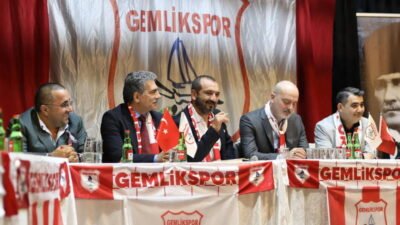 Gemlikspor için düzenlenen destek gecesi büyük ilgi gördü. Farklı siyasi