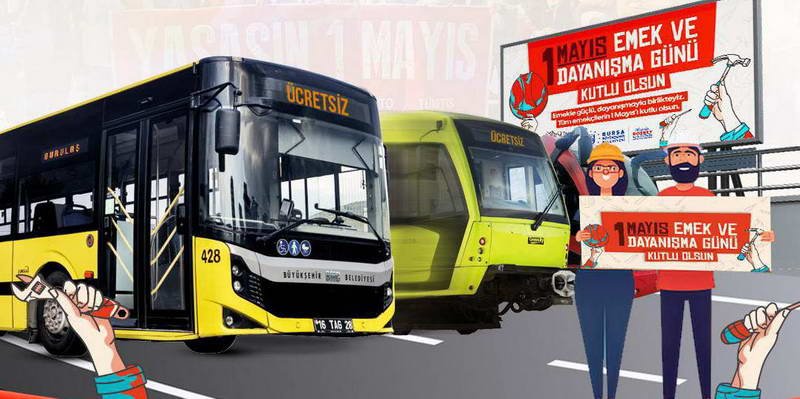 Bursa Büyükşehir Belediye Başkanı Mustafa Bozbey, emeğin ve emekçinin yanında