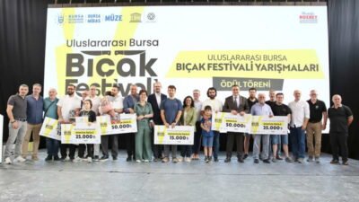Bursa Büyükşehir Belediyesi tarafından düzenlenen ‘Bursa Bıçak Festivali’ kapsamında yapılan