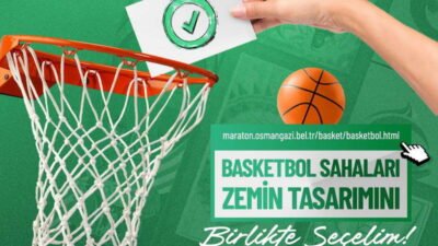 Osmangazi Belediyesi’nin ilçedeki basketbol sahalarını güzelleştirmek adına Zeki Müren Güzel