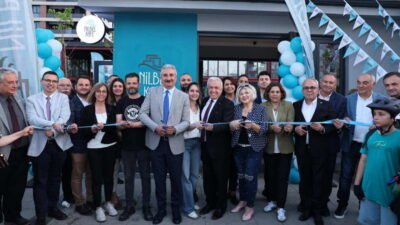 Nilüfer Belediyesi, Konak Mahallesi’ndeki Pancar Deposu’nun bahçesine 4’üncü Nilbel Kafe’yi