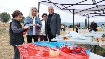 Nilüfer Belediyesi ile Nilüfer Kent Konseyi’nin düzenlediği “Nilüfer Uçurtma Şenliği’nde