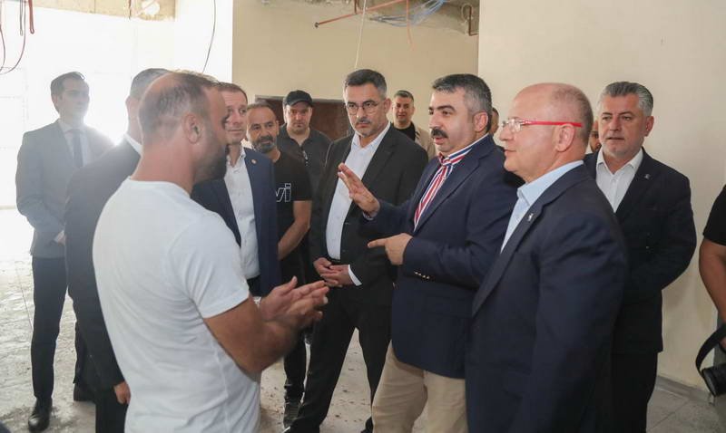 Bursa Teknik Üniversitesi (BTÜ) Mimar Sinan Yerleşkesi'nde yapımı süren Kredi