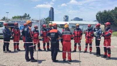 Bursa Büyükşehir Belediyesi BUSKİ Genel Müdürlüğü bünyesinde kurulan Arama Kurtarma