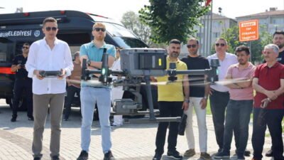 Bursa Büyükşehir Belediyesi tarafından çalışanlara yönelik düzenlenen İnsansız Hava Aracı