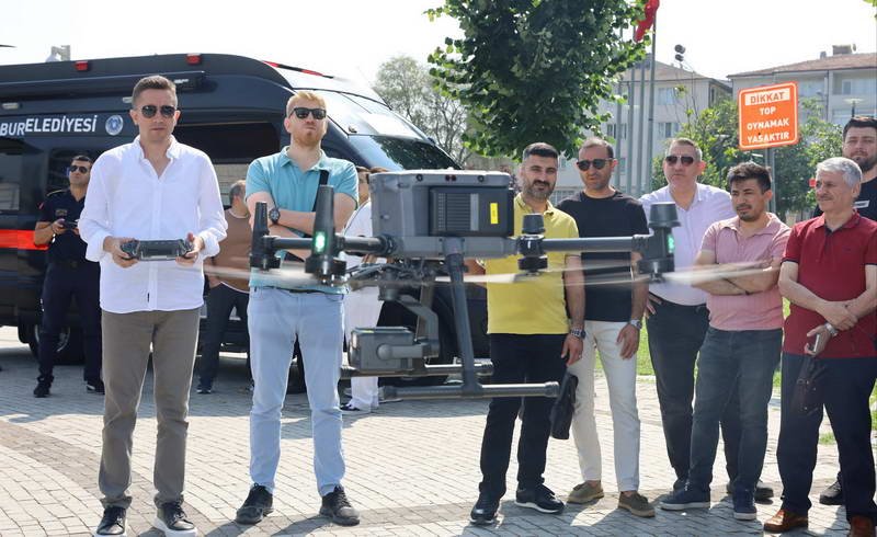 Bursa Büyükşehir Belediyesi tarafından çalışanlara yönelik düzenlenen İnsansız Hava Aracı