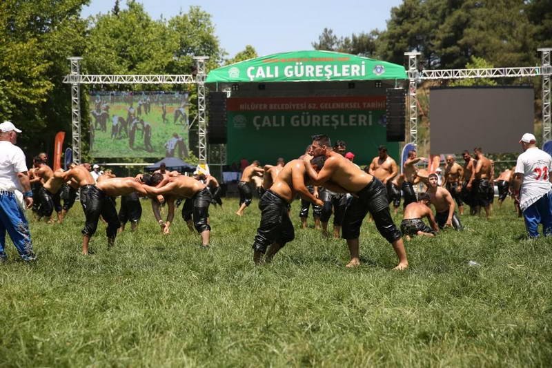 Nilüfer Belediyesi 63. Geleneksel Tarihi Çalı Güreşleri’nde heyecan 29 Haziran