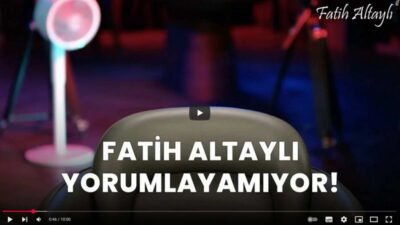 Gazeteci Fatih Altaylı'nın Youtube kanalındaki programında verdiği tarihi bir örnek