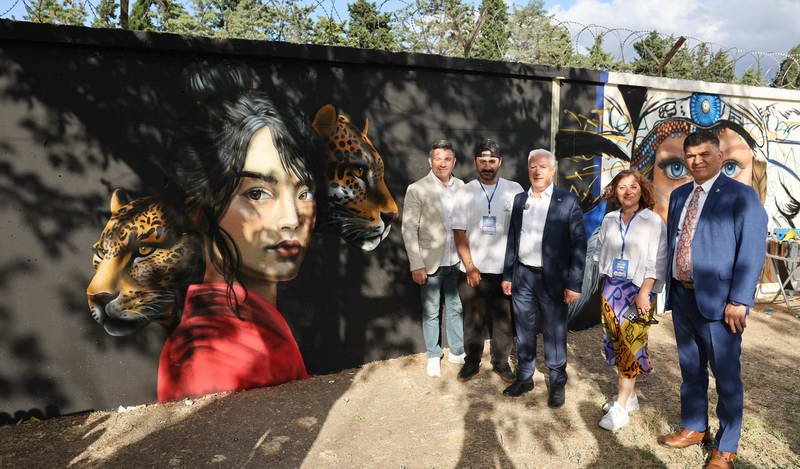 Bursa Büyükşehir Belediyesi tarafından düzenlenen Türkiye’nin en büyük Graffiti Şenliği,