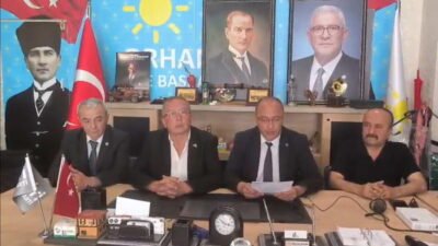 İYİ Parti'nin dağ yöresi ilçe başkanları, ortak bir açıklama yaparak,