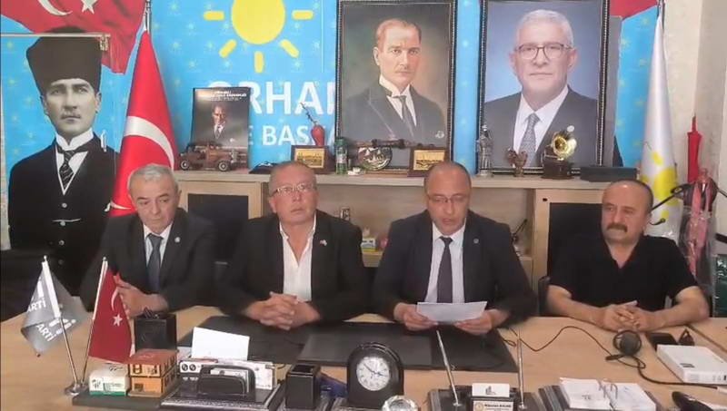 İYİ Parti'nin dağ yöresi ilçe başkanları, ortak bir açıklama yaparak,