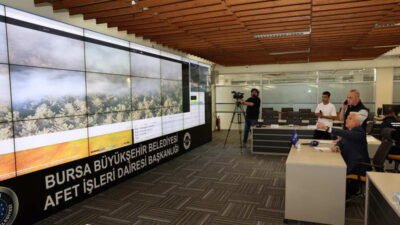 Bursa’nın Orhaneli ilçesi Yürecik Mahallesi'nde anız yakılması sonucu başlayan ve