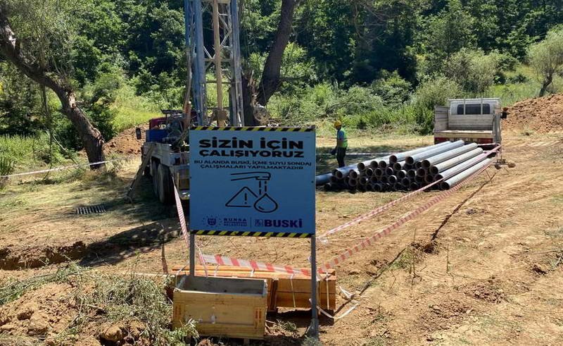 Bursa Büyükşehir Belediyesi, senelerdir içme suyu sıkıntısı yaşayan ve yaz