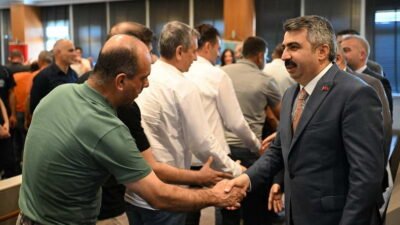 Yıldırım Belediye Başkanı Oktay Yılmaz, Kurban Bayramı öncesi belediye personeli